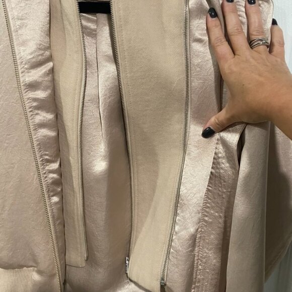 A.L.C. Blush Pink Bomber Jacket Size: Small - Picture 6 of 11